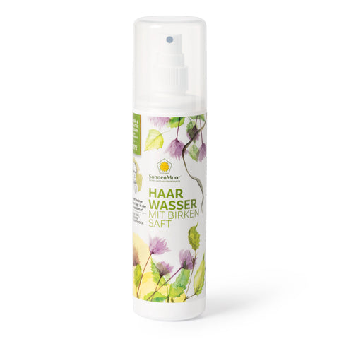 Das Haarwasser 200 ml Spray -Natürliches Birkenwasser mit hochwertigem Rosenholzöl zur Pflege von strapaziertem, sprödem Haar und Kopfhaut- ein Naturprodukt des österreichischen Familienunternehmens SonnenMoor
