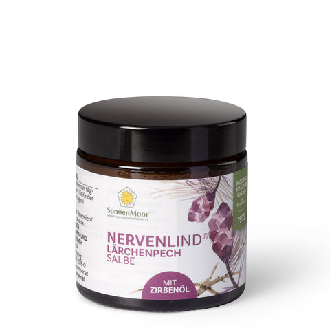 Zugsalbe - Lärchenpechsalbe 90g mit Zirbenöl für Gesichtsnerven und Körpernerven - ein Naturprodukt des österreichischen Familienunternehmens SonnenMoor