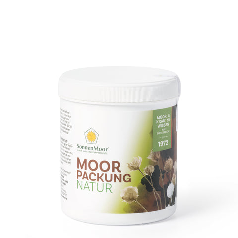 Moorpackung, Moorpaste 600 g - Natur für beanspruchte Gelenke, unreiner Haut und als Gesichtsmaske - ein Naturprodukt des österreichischen Familienunternehmens SonnenMoor