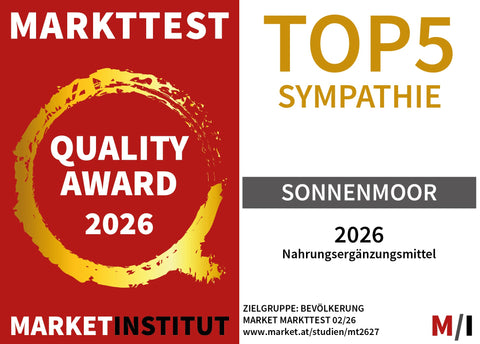 SonnenMoor Markttest Top 5 Sympathie Award
